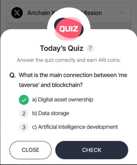 Ari Wallet Quiz Answers